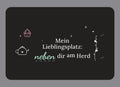 Display-Abdeckung passend für Thermomix TM7 – Mein Lieblingsplatz: neben dir am Herd | mehrfarbig, Wunschfarbe möglich