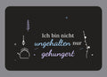 Display-Abdeckung passend für Thermomix TM7 – Ich bin nicht ungehalten, nur gehungert | mehrfarbig, Wunschfarbe möglich