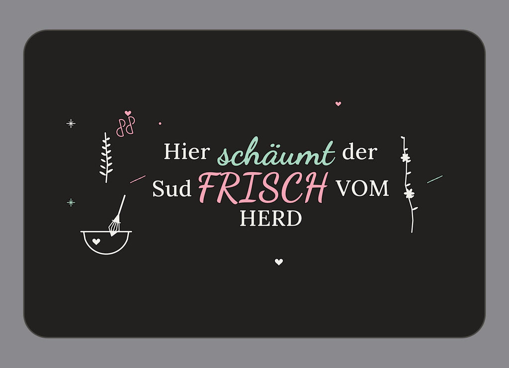 Display-Abdeckung passend für Thermomix TM7 – Hier schäumt der Sud | mehrfarbig, Wunschfarbe möglich