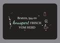 Display-Abdeckung passend für Thermomix TM7 – Braten, bis es knuspert | mehrfarbig, Wunschfarbe möglich