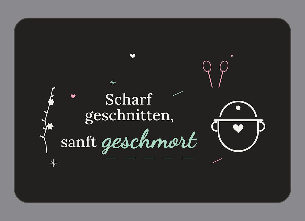Display-Abdeckung passend für Thermomix TM7 – Scharf geschnitten, sanft geschmort | mehrfarbig, Wunschfarbe möglich