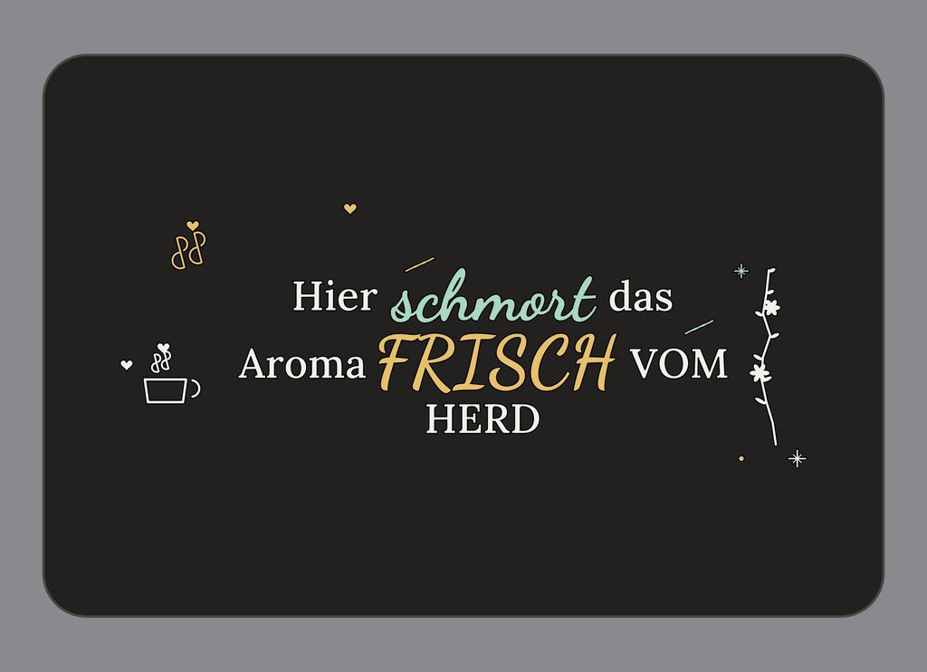 Display-Abdeckung passend für Thermomix TM7 – Hier schmort das Aroma | mehrfarbig, Wunschfarbe möglich