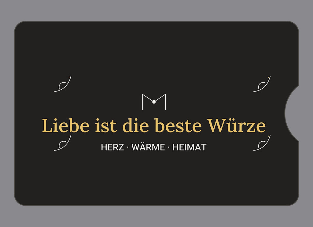 Display-Abdeckung passend für Thermomix TM6 – Liebe ist die beste Würze | mehrfarbig, Wunschfarbe möglich