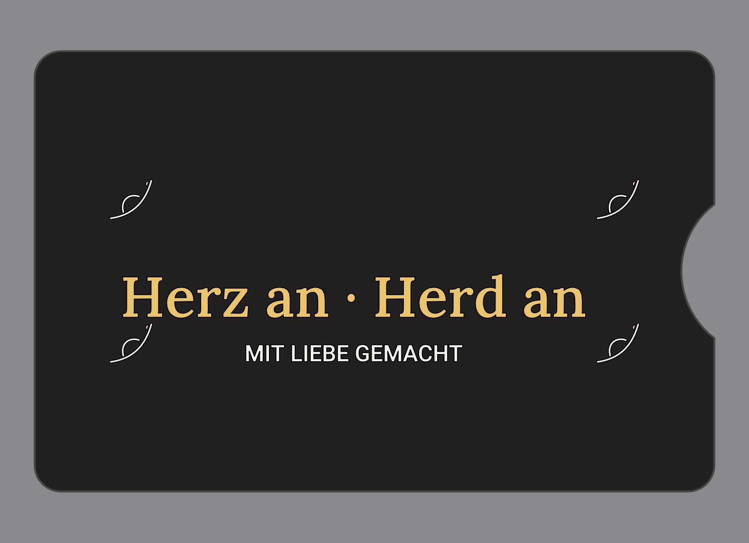 Display-Abdeckung passend für Thermomix TM6 – Herz an · Herd an | mehrfarbig, Wunschfarbe möglich