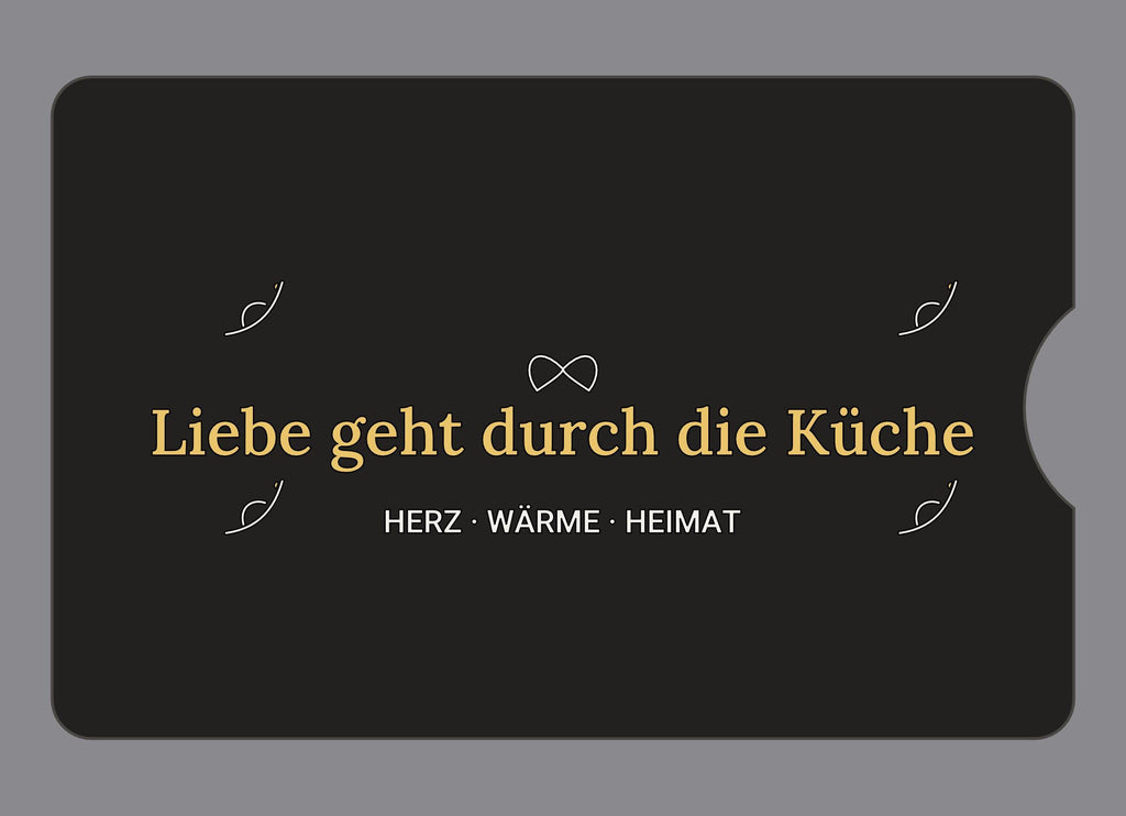 Display-Abdeckung passend für Thermomix TM6 – Liebe geht durch die Küche | mehrfarbig, Wunschfarbe möglich