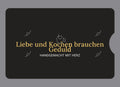Display-Abdeckung passend für Thermomix TM6 – Liebe und Kochen brauchen Geduld | mehrfarbig, Wunschfarbe möglich