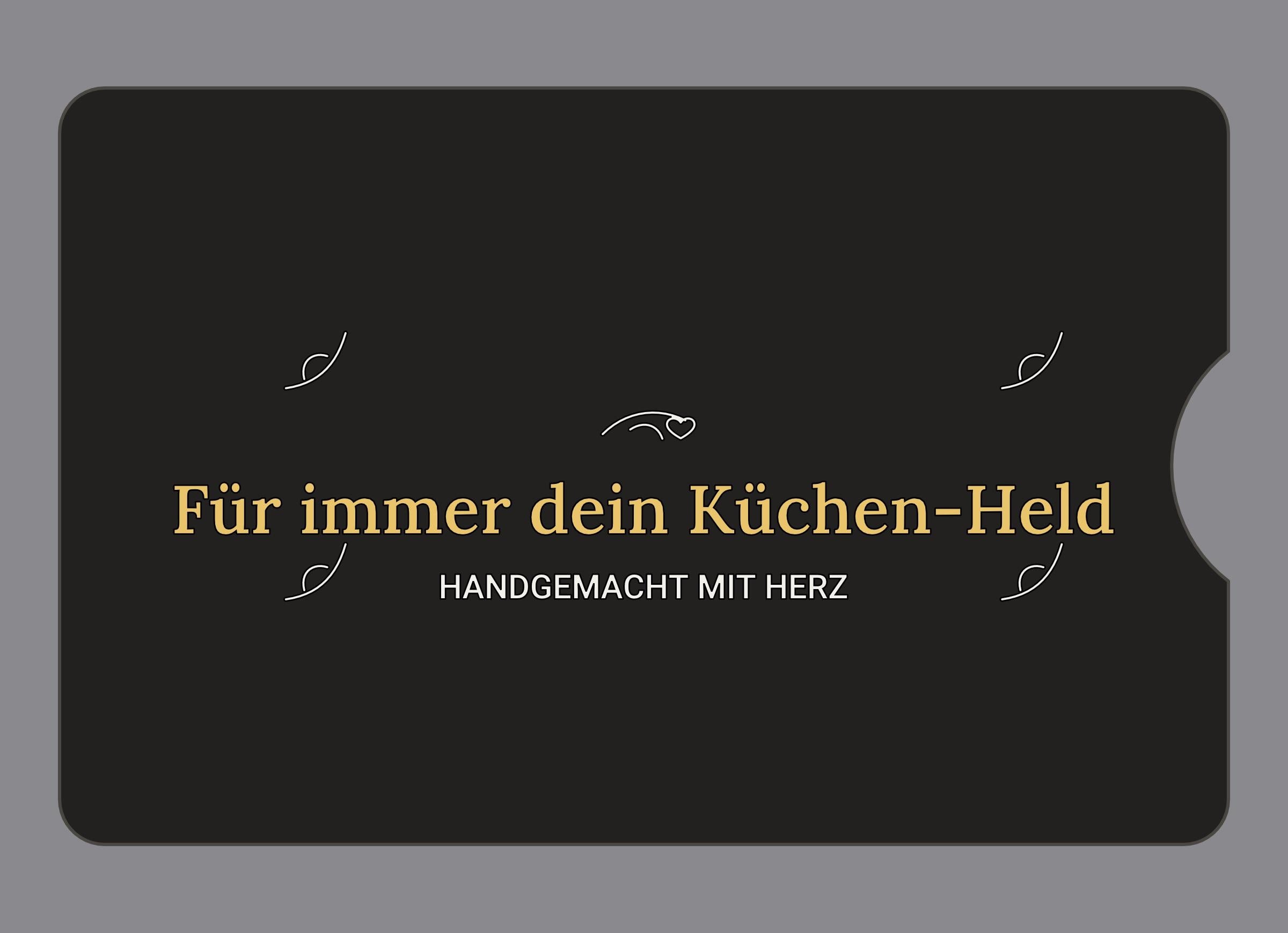 Display-Abdeckung passend für Thermomix TM6 – Für immer dein Küchen-Held | mehrfarbig, Wunschfarbe möglich