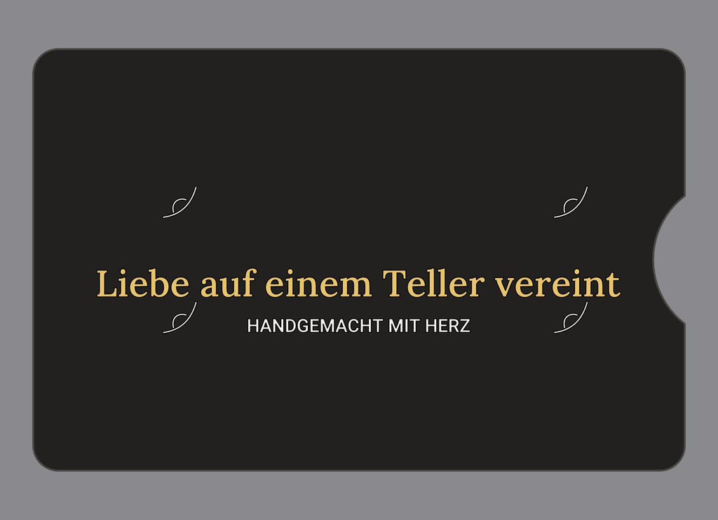 Display-Abdeckung passend für Thermomix TM6 – Liebe auf einem Teller vereint | mehrfarbig, Wunschfarbe möglich