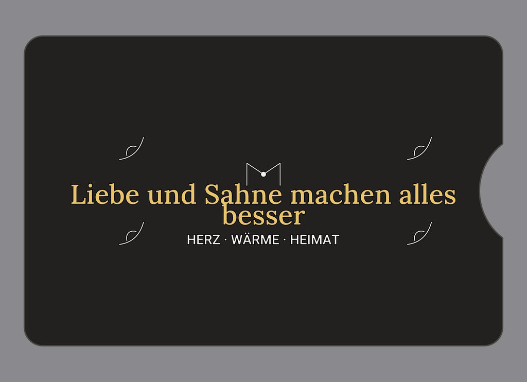 Display-Abdeckung passend für Thermomix TM6 – Liebe und Sahne machen alles besser | mehrfarbig, Wunschfarbe möglich