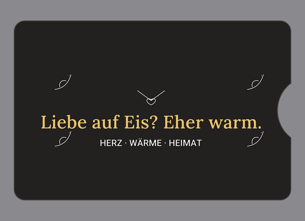 Display-Abdeckung passend für Thermomix TM6 – Liebe auf Eis? Eher warm. | mehrfarbig, Wunschfarbe möglich