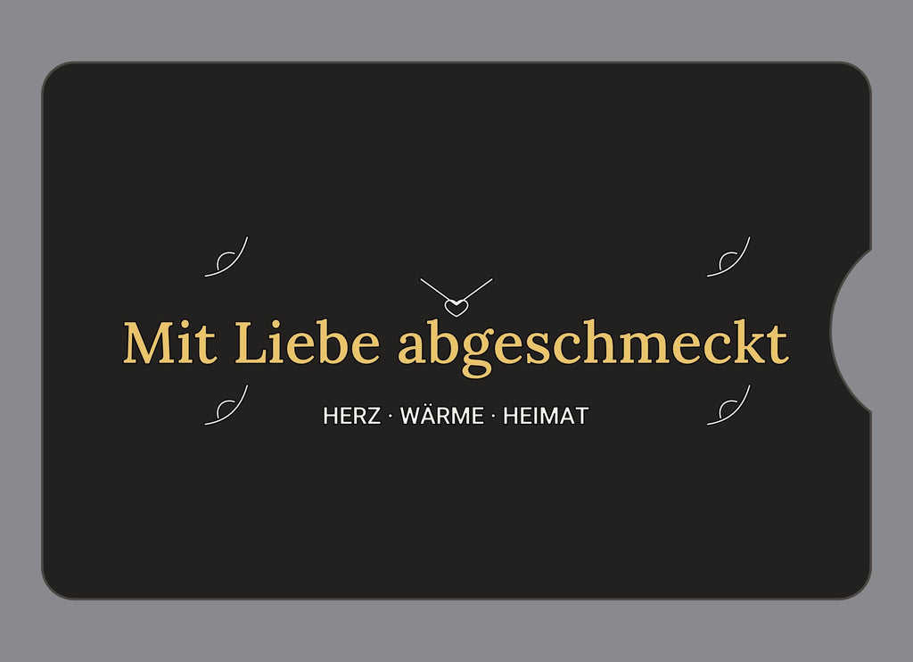Display-Abdeckung passend für Thermomix TM6 – Mit Liebe abgeschmeckt | mehrfarbig, Wunschfarbe möglich