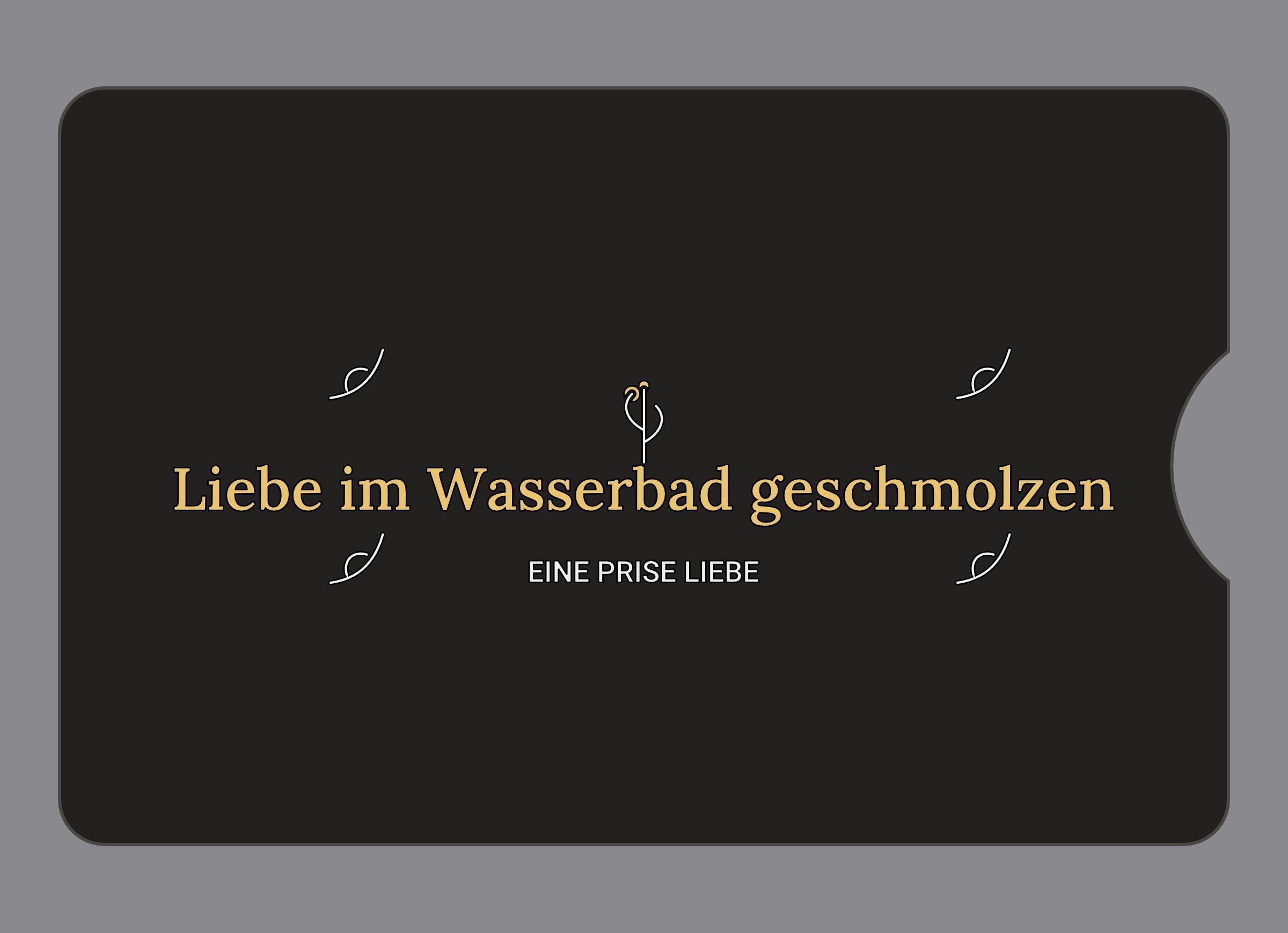 Display-Abdeckung passend für Thermomix TM6 – Liebe im Wasserbad geschmolzen | mehrfarbig, Wunschfarbe möglich