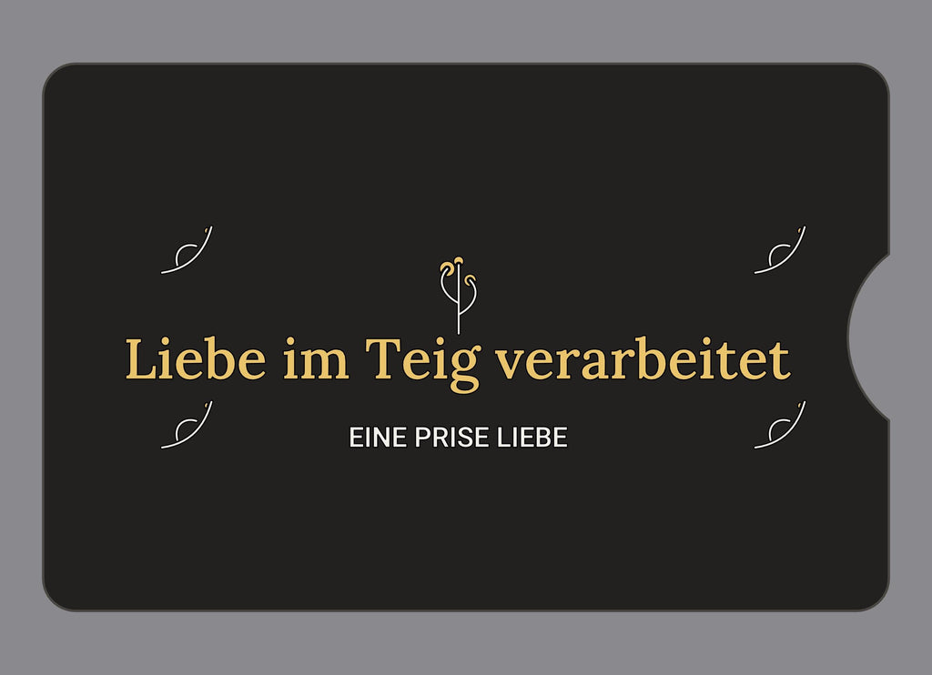 Display-Abdeckung passend für Thermomix TM6 – Liebe im Teig verarbeitet | mehrfarbig, Wunschfarbe möglich