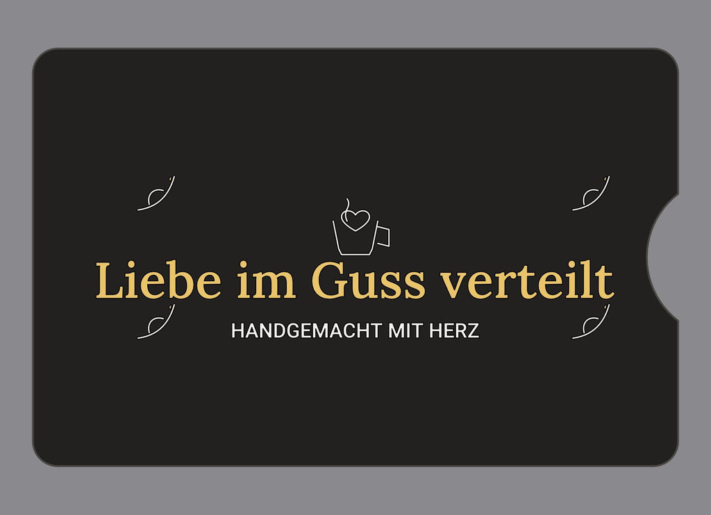 Display-Abdeckung passend für Thermomix TM6 – Liebe im Guss verteilt | mehrfarbig, Wunschfarbe möglich