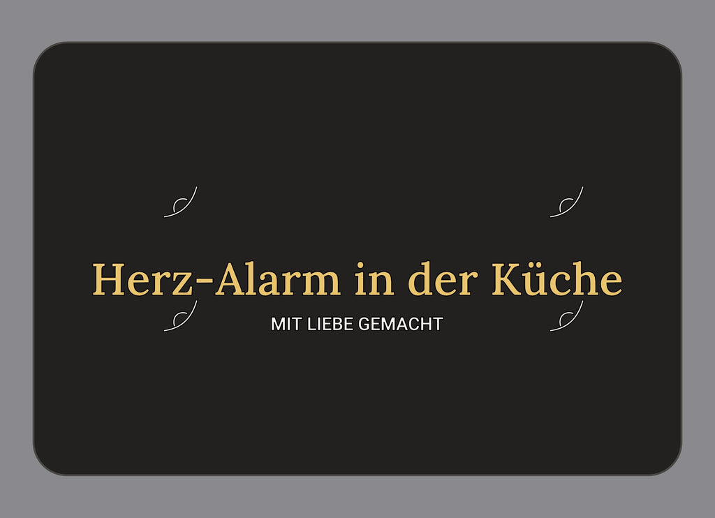 Display-Abdeckung passend für Thermomix TM7 – Herz-Alarm in der Küche | mehrfarbig, Wunschfarbe möglich