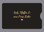 Display-Abdeckung passend für Thermomix TM6 – Salz, Pfeffer & eine Prise Liebe | mehrfarbig, Wunschfarbe möglich