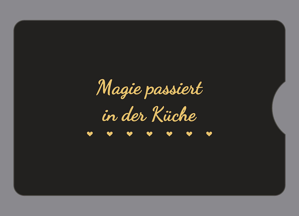 Display-Abdeckung passend für Thermomix TM6 – Magie passiert in der Küche | mehrfarbig, Wunschfarbe möglich