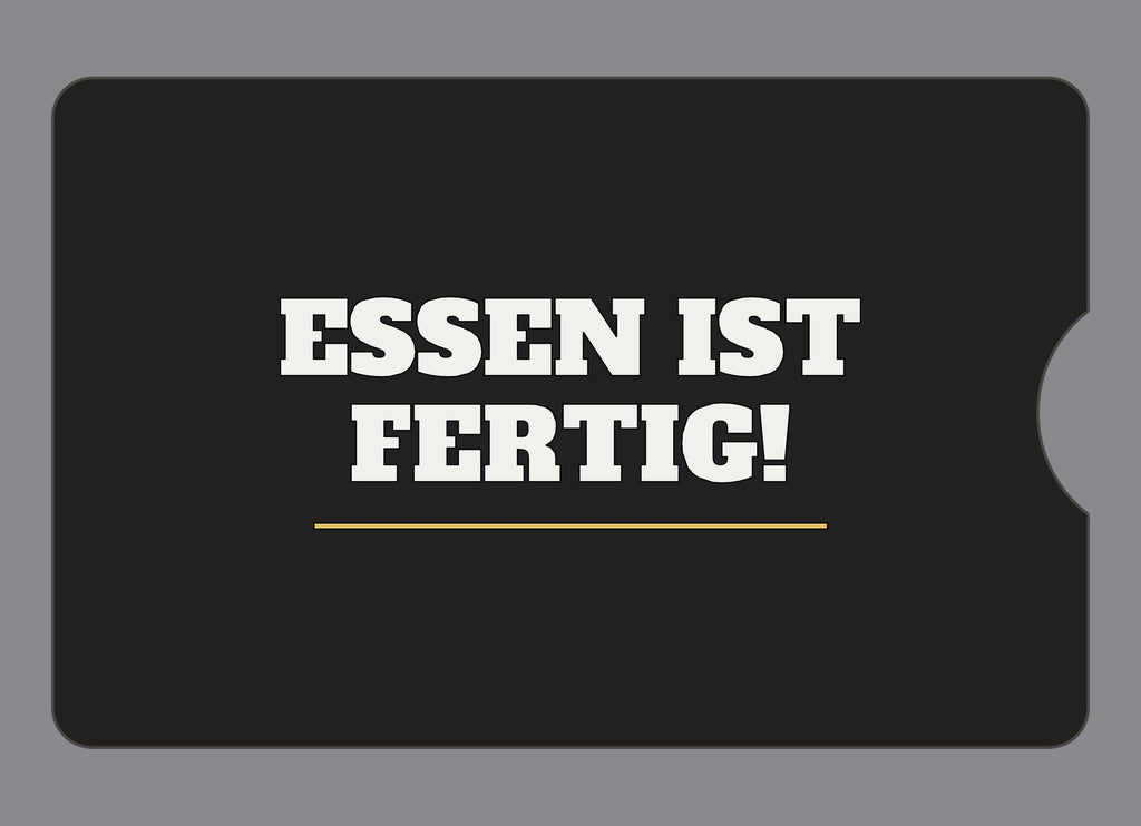 Display-Abdeckung passend für Thermomix TM6 – Essen ist fertig! | mehrfarbig, Wunschfarbe möglich