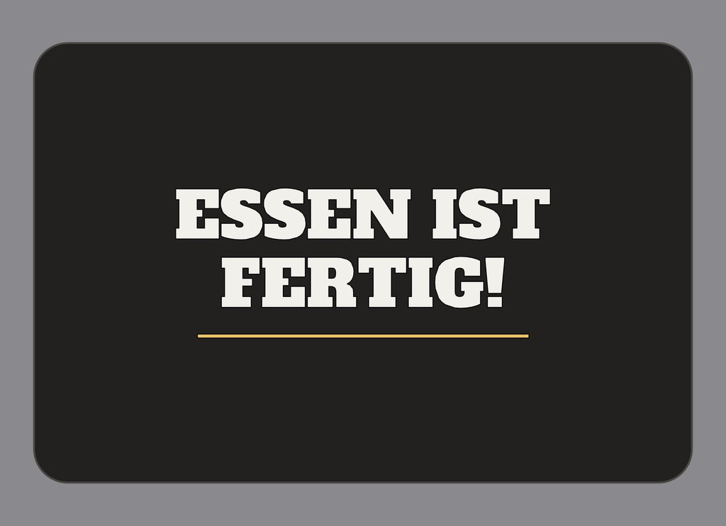 Display-Abdeckung passend für Thermomix TM7 – Essen ist fertig! | mehrfarbig, Wunschfarbe möglich