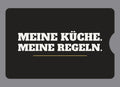 Display-Abdeckung passend für Thermomix TM6 – Meine Küche. Meine Regeln. | mehrfarbig, Wunschfarbe möglich
