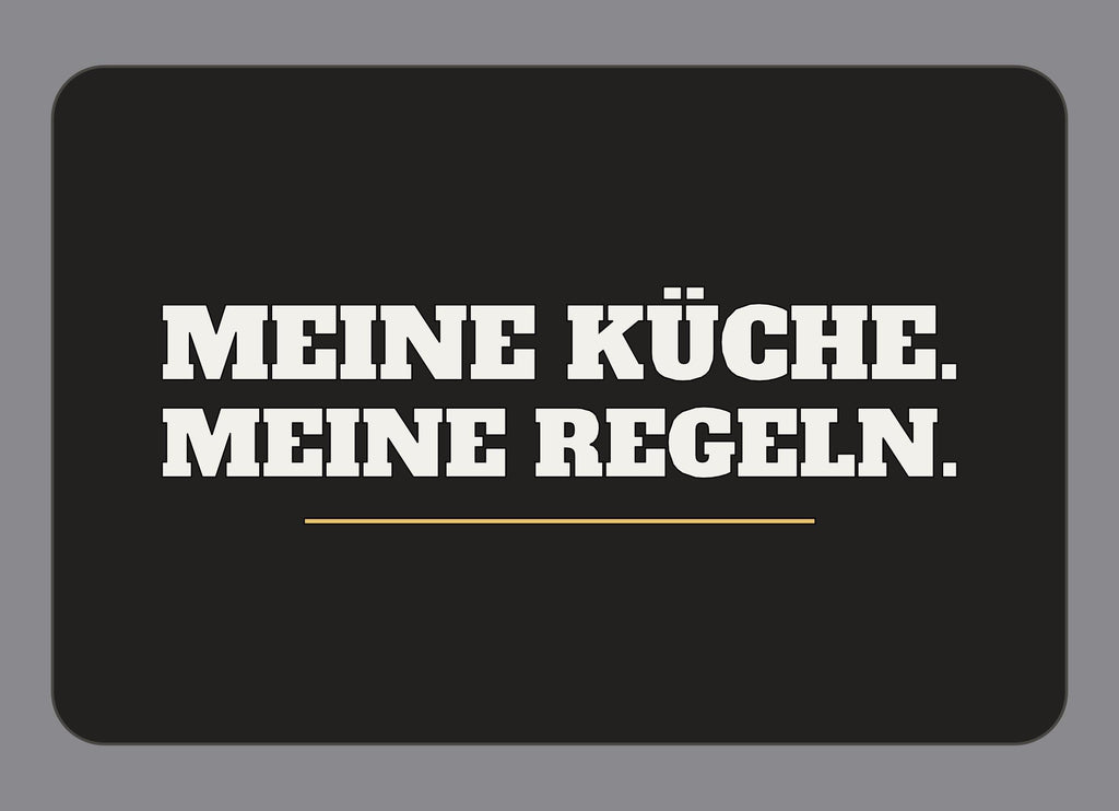 Display-Abdeckung passend für Thermomix TM7 – Meine Küche. Meine Regeln. | mehrfarbig, Wunschfarbe möglich