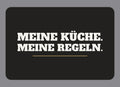 Display-Abdeckung passend für Thermomix TM7 – Meine Küche. Meine Regeln. | mehrfarbig, Wunschfarbe möglich