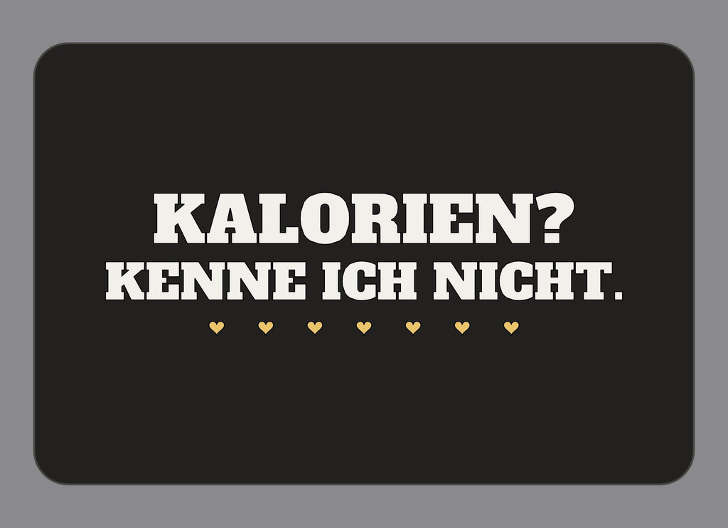 Display-Abdeckung passend für Thermomix TM7 – Kalorien? Kenne ich nicht. | mehrfarbig, Wunschfarbe möglich