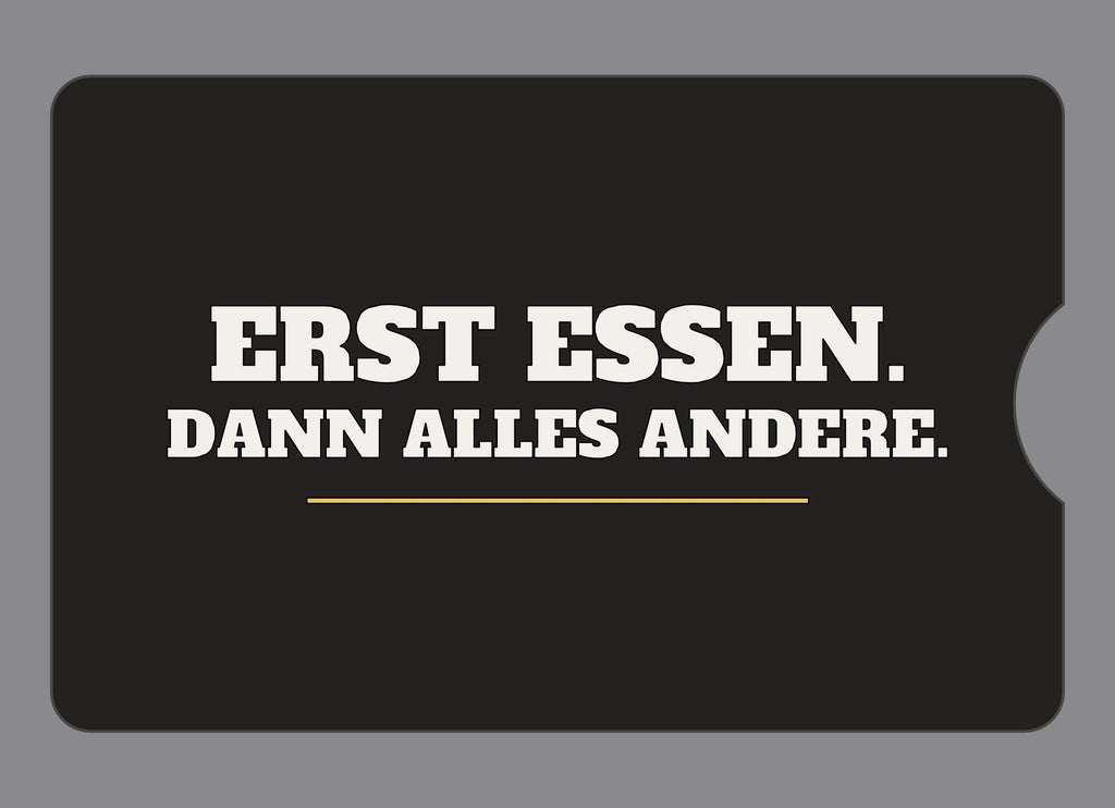 Display-Abdeckung passend für Thermomix TM6 – Erst Essen. Dann alles andere. | mehrfarbig, Wunschfarbe möglich