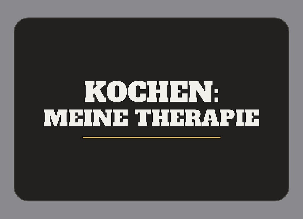 Display-Abdeckung passend für Thermomix TM7 – Kochen: Meine Therapie | mehrfarbig, Wunschfarbe möglich