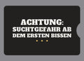 Display-Abdeckung passend für Thermomix TM6 – Achtung: Suchtgefahr ab dem ersten Bissen | mehrfarbig, Wunschfarbe möglich