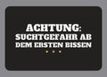 Display-Abdeckung passend für Thermomix TM7 – Achtung: Suchtgefahr ab dem ersten Bissen | mehrfarbig, Wunschfarbe möglich
