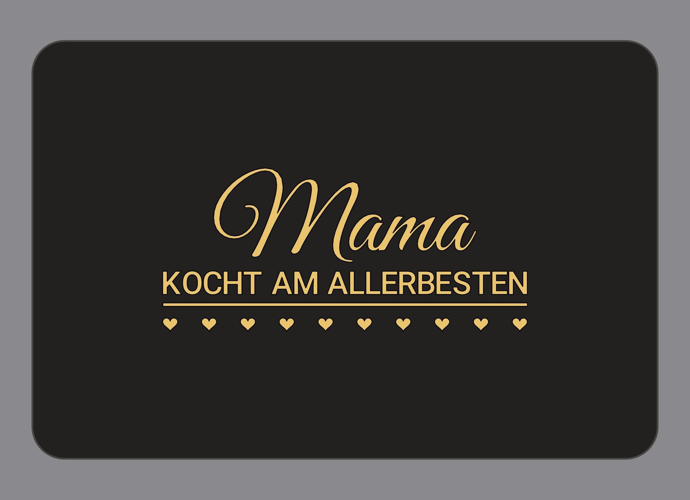 Display-Abdeckung passend für Thermomix TM6 & TM7 – Mama kocht am allerbesten | mehrfarbig, Wunschfarbe möglich