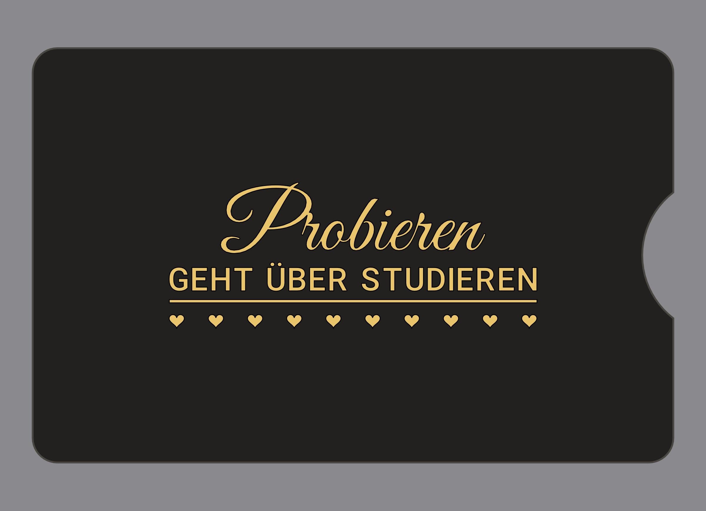 Display-Abdeckung passend für Thermomix TM6 – Probieren geht über Studieren | mehrfarbig, Wunschfarbe möglich