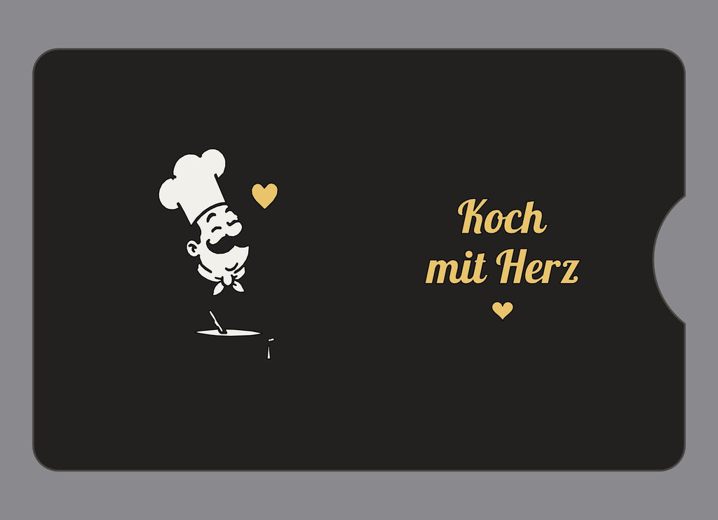Display-Abdeckung passend für Thermomix TM6 – Koch mit Herz | mehrfarbig, Wunschfarbe möglich