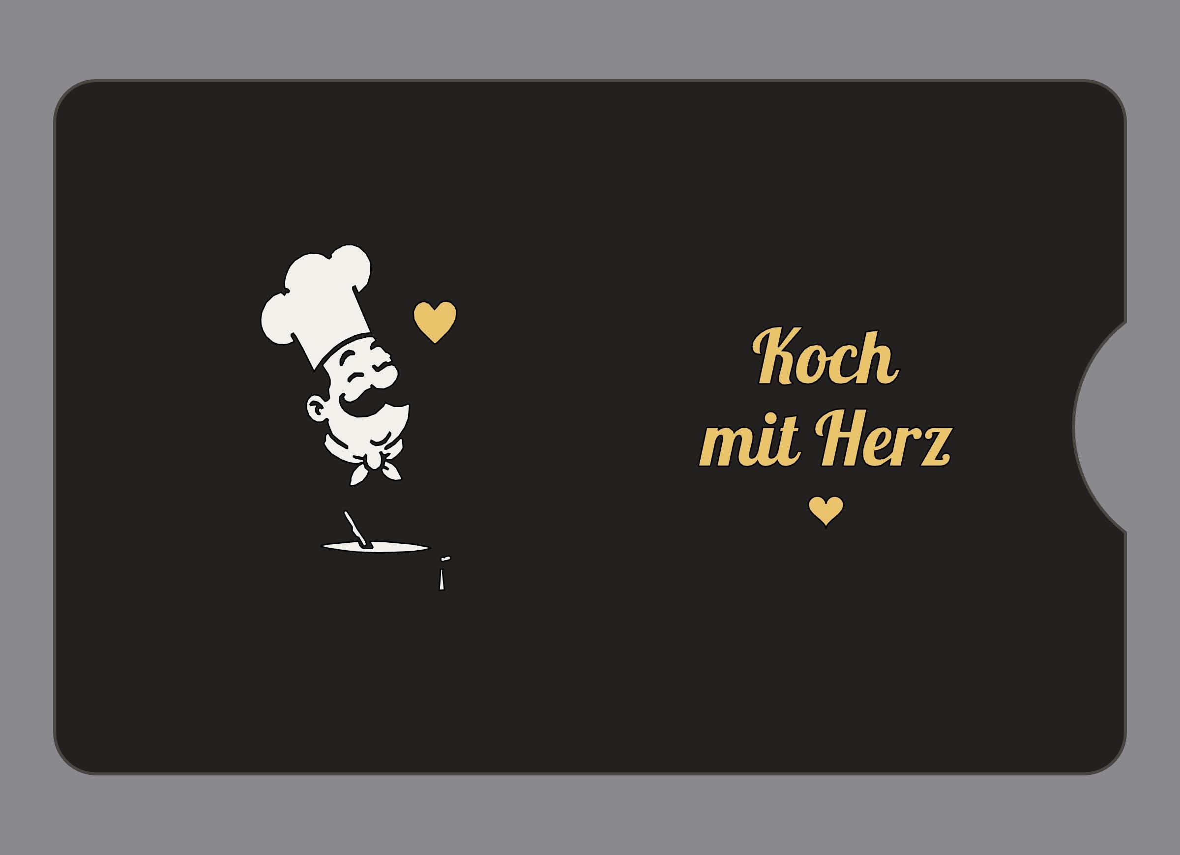 Display-Abdeckung passend für Thermomix TM6 – Koch mit Herz | mehrfarbig, Wunschfarbe möglich
