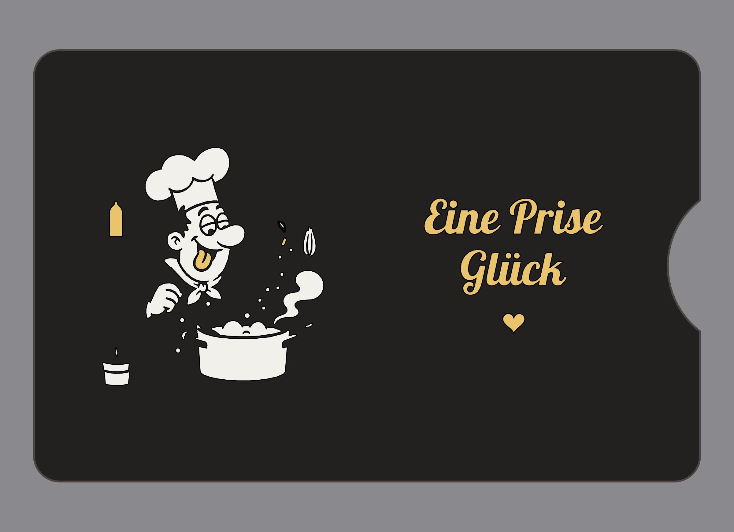 Display-Abdeckung passend für Thermomix TM6 – Eine Prise Glück | mehrfarbig, Wunschfarbe möglich