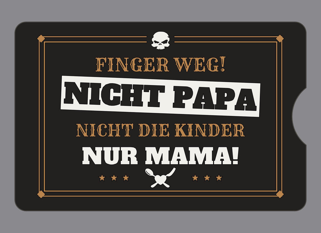 Display-Abdeckung passend für Thermomix TM6 – Finger weg! Nicht Papa, nicht die Kinder – nur Mama! | mehrfarbig, Wunschfarbe möglich