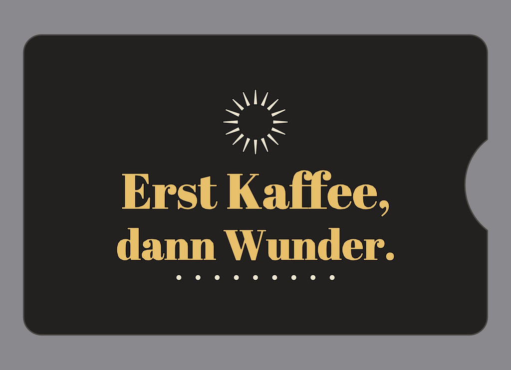 Display-Abdeckung passend für Thermomix TM6 – Erst Kaffee, dann Wunder. | mehrfarbig, Wunschfarbe möglich
