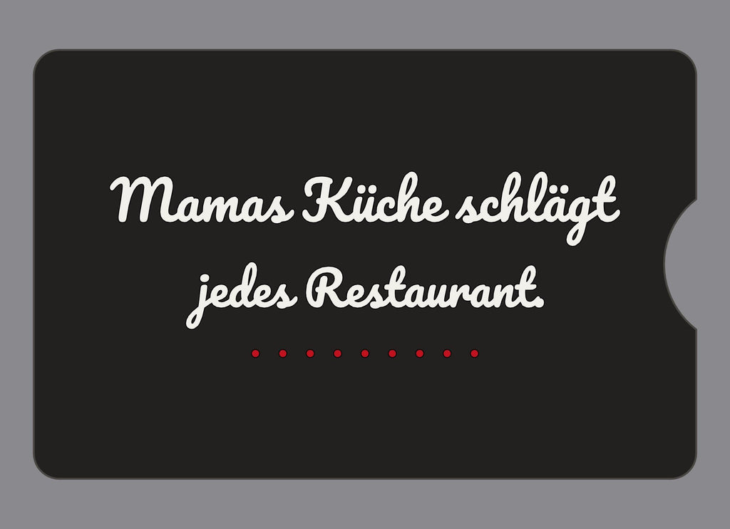 Display-Abdeckung passend für Thermomix TM6 – Mamas Küche schlägt jedes Restaurant. | mehrfarbig, Wunschfarbe möglich