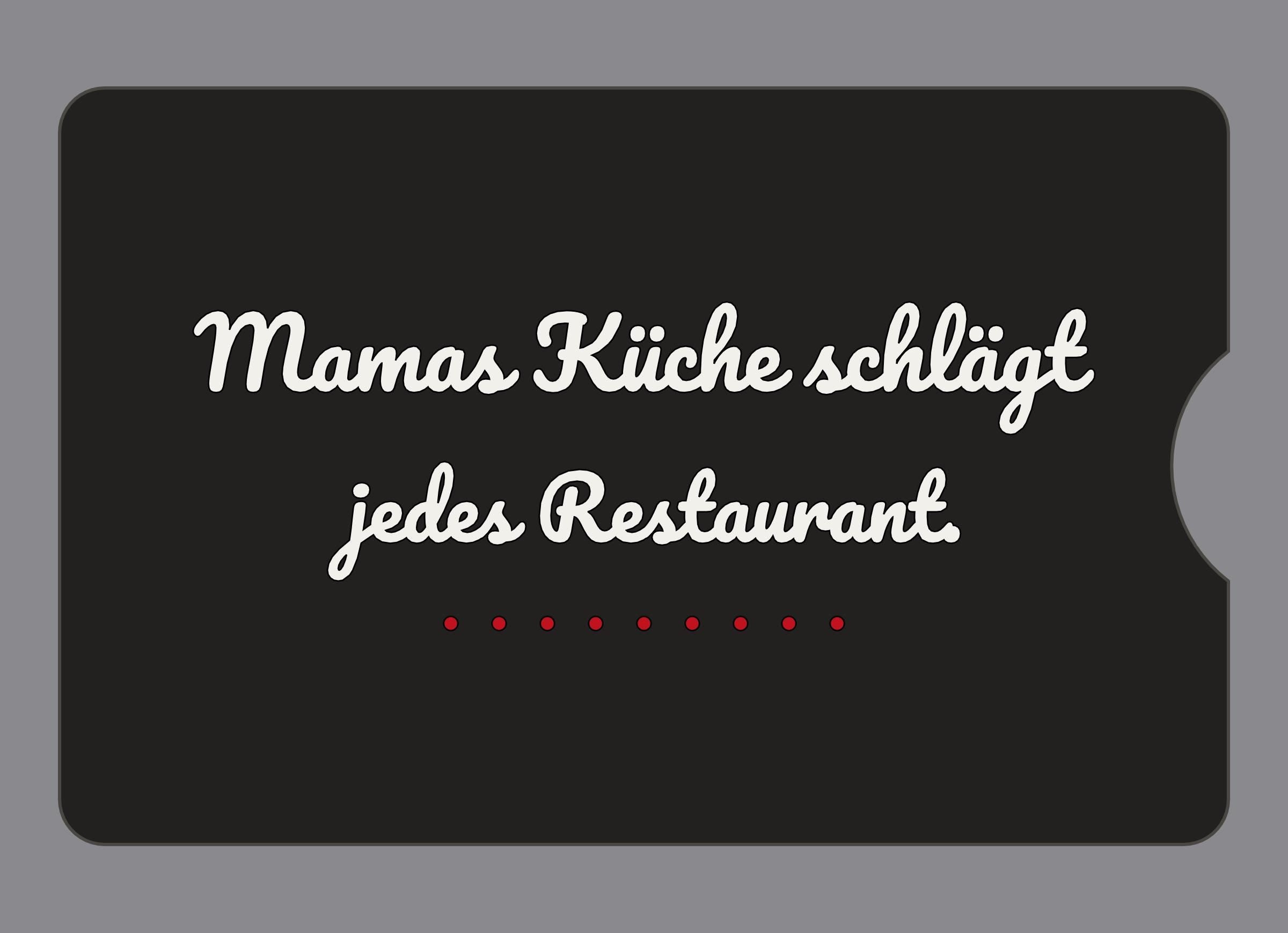 Display-Abdeckung passend für Thermomix TM6 – Mamas Küche schlägt jedes Restaurant. | mehrfarbig, Wunschfarbe möglich