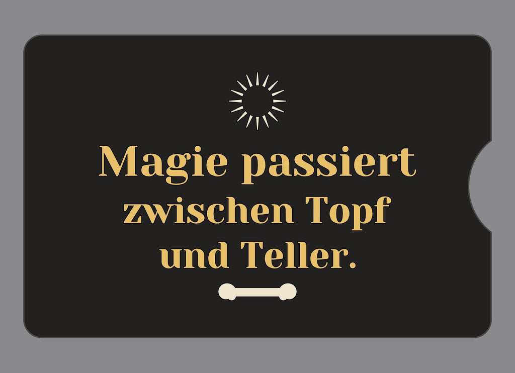 Display-Abdeckung passend für Thermomix TM6 – Magie passiert zwischen Topf und Teller. | mehrfarbig, Wunschfarbe möglich