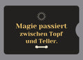 Display-Abdeckung passend für Thermomix TM6 – Magie passiert zwischen Topf und Teller. | mehrfarbig, Wunschfarbe möglich