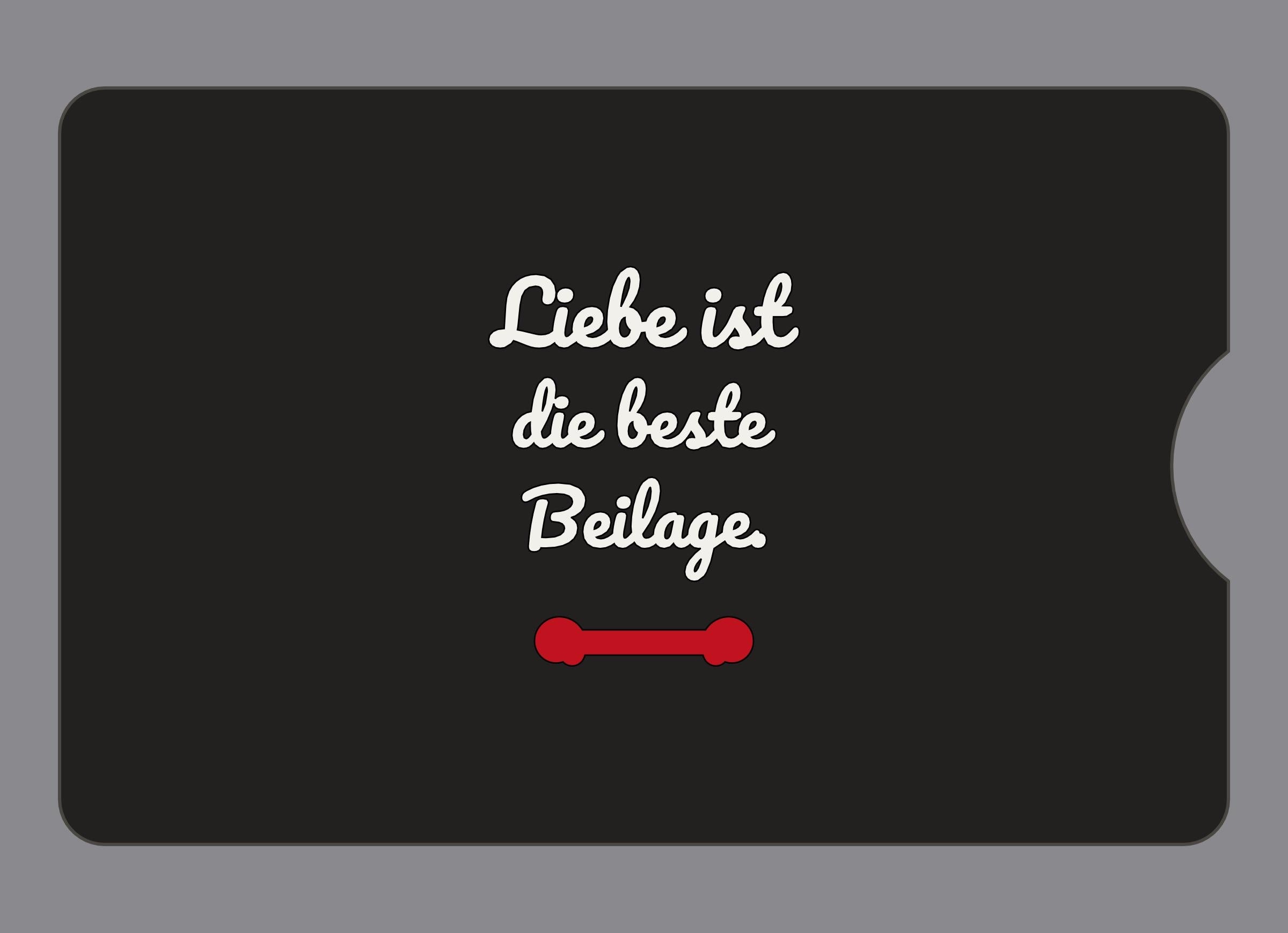 Display-Abdeckung passend für Thermomix TM6 – Liebe ist die beste Beilage. | mehrfarbig, Wunschfarbe möglich