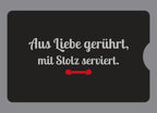 Display-Abdeckung passend für Thermomix TM6 – Aus Liebe gerührt, mit Stolz serviert. | mehrfarbig, Wunschfarbe möglich