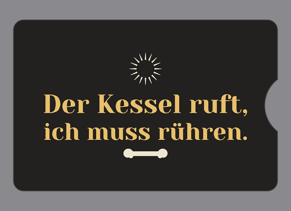 Display-Abdeckung passend für Thermomix TM6 – Der Kessel ruft, ich muss rühren. | mehrfarbig, Wunschfarbe möglich