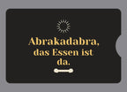 Display-Abdeckung passend für Thermomix TM6 – Abrakadabra, das Essen ist da. | mehrfarbig, Wunschfarbe möglich