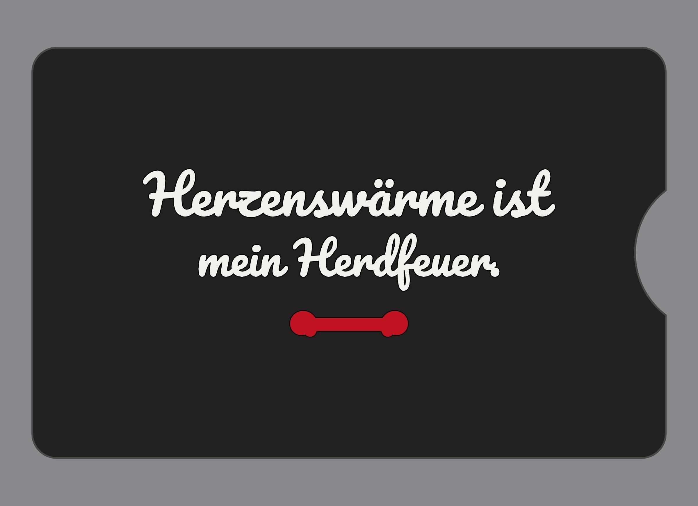 Display-Abdeckung passend für Thermomix TM6 – Herzenswärme ist mein Herdfeuer. | mehrfarbig, Wunschfarbe möglich