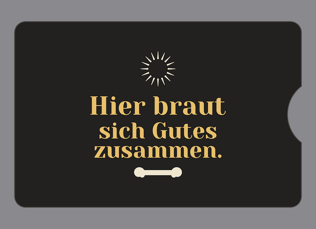 Display-Abdeckung passend für Thermomix TM6 – Hier braut sich Gutes zusammen. | mehrfarbig, Wunschfarbe möglich