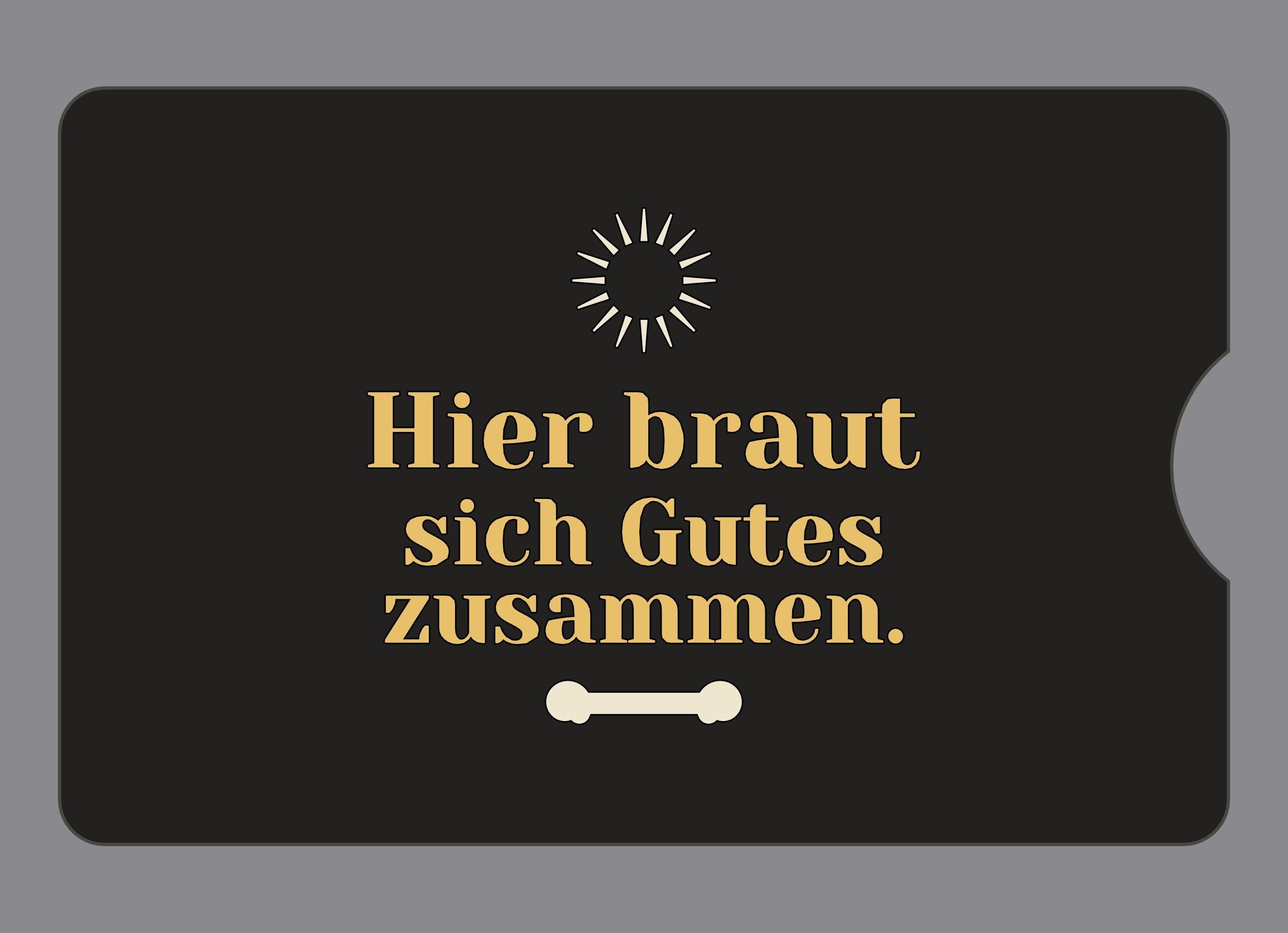 Display-Abdeckung passend für Thermomix TM6 – Hier braut sich Gutes zusammen. | mehrfarbig, Wunschfarbe möglich