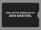 Display-Abdeckung passend für Thermomix TM6 – Der Kater überwacht den Braten. | mehrfarbig, Wunschfarbe möglich
